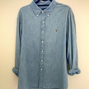 Polo Ralph Lauren Chambray Shirt (please read description)